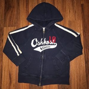 Osh-Kosh Zip Up Hoodie Boys Sz 5